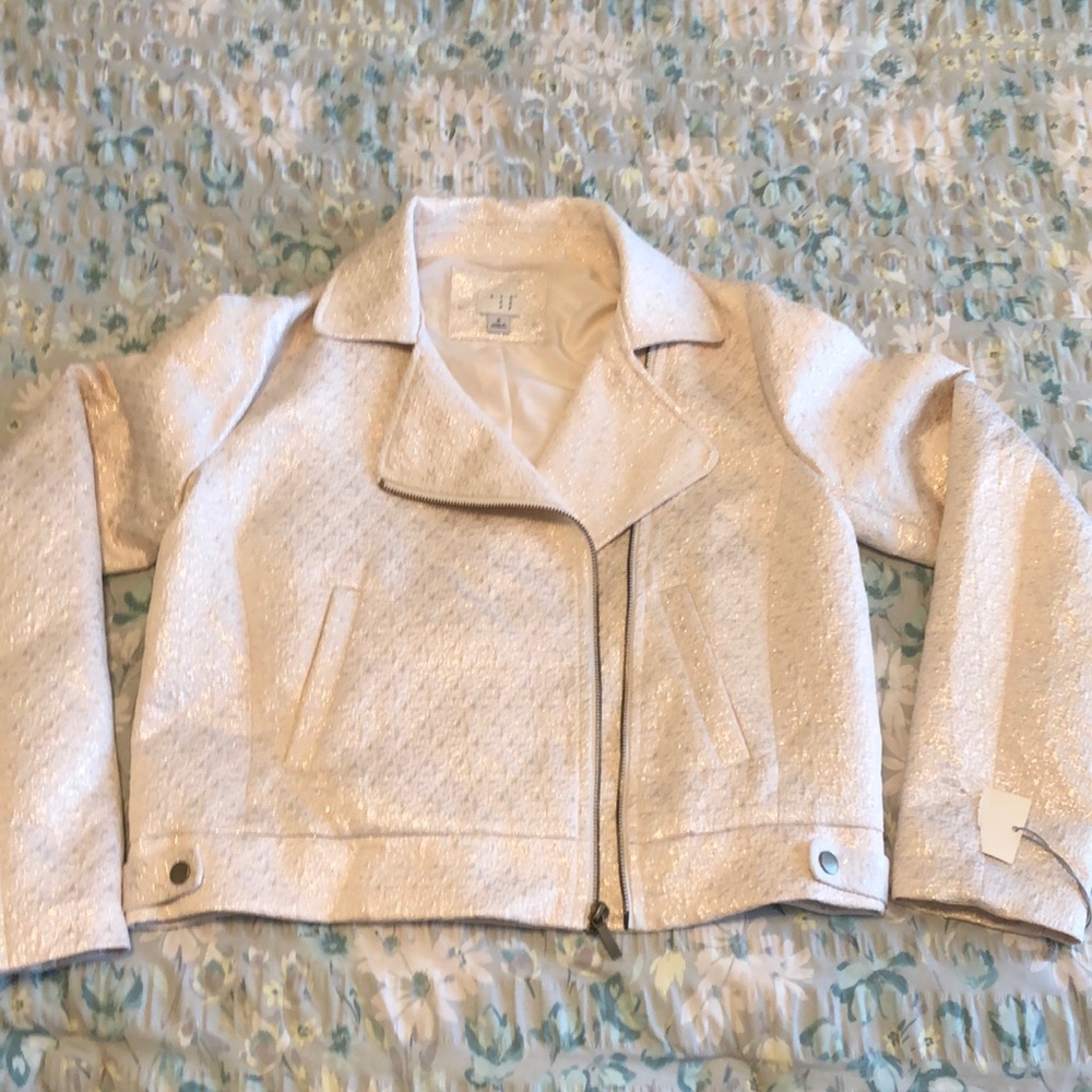 A New Day Gold/Cream Moto Jacket